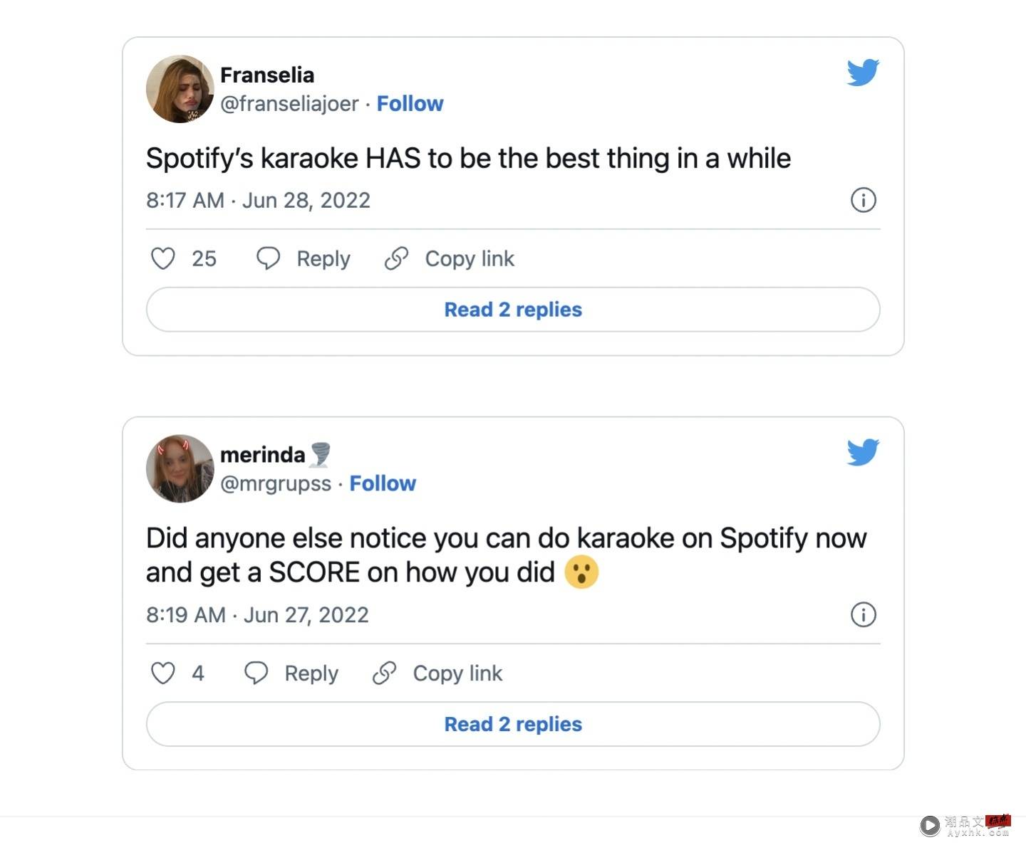 Spotify 测试卡拉 OK 新功能，推特网友怎么说？ 数码科技 图4张
